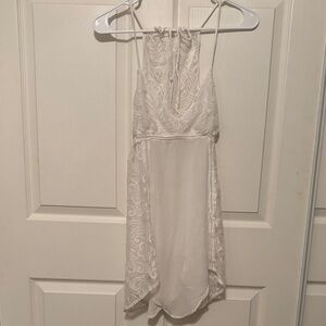 Elegant White Lace Chemise